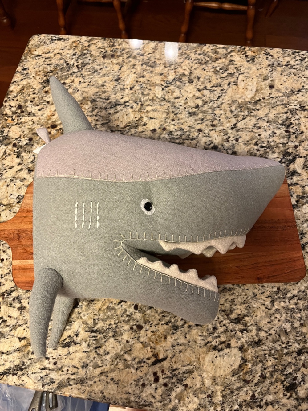 Pillowfort 14” shark head wall mount decor plush taxidermy Target exclusive